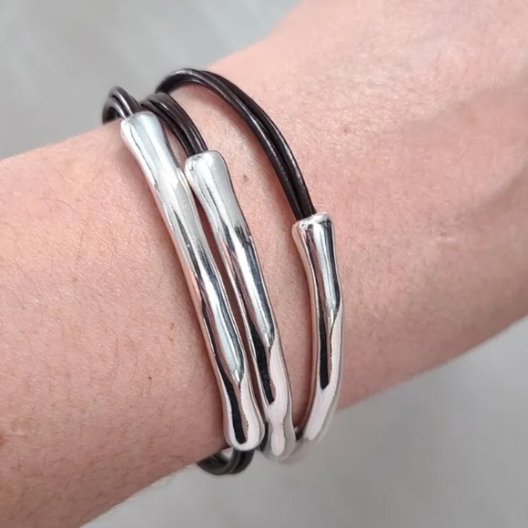 UNO de 50 Bracelet •NOT TO BE • Silver •Size M - Picture 13 of 16